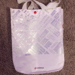 White Lululemon Bag